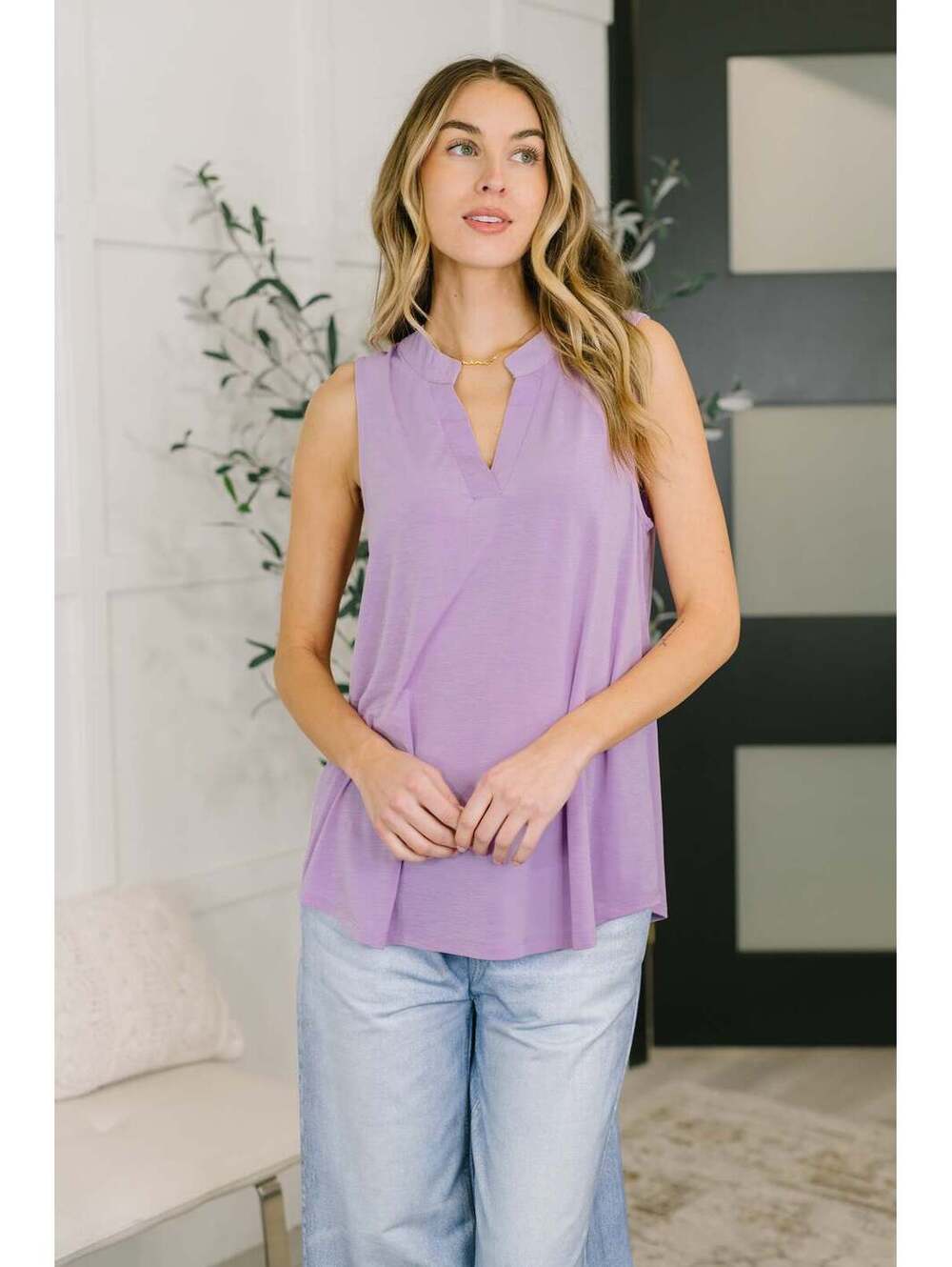 Lizzy Tank Top in Orchid Bloom